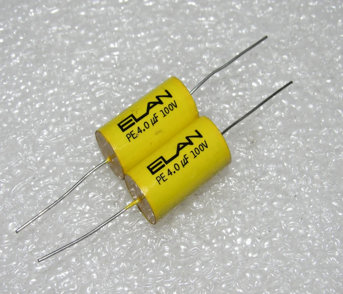 E l a n 100V 4uf 405k 100VDC PE axial copper pin frequency division film capacitor 1pcs price |