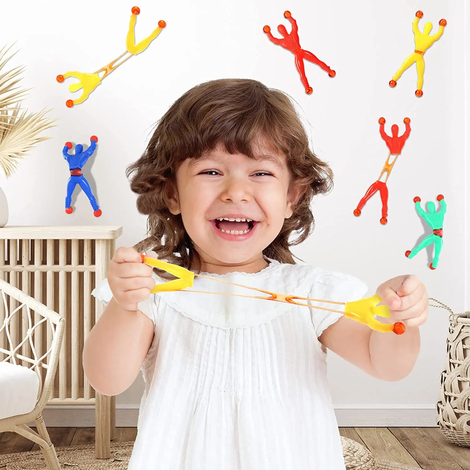 Climbing Man Sticky Wall Climber 20pcs Climbing Man Sticky Wall Climber Rolling Men Window Crawler Sticky Stretchy Mountain Climber Figures Gift for Kids Party