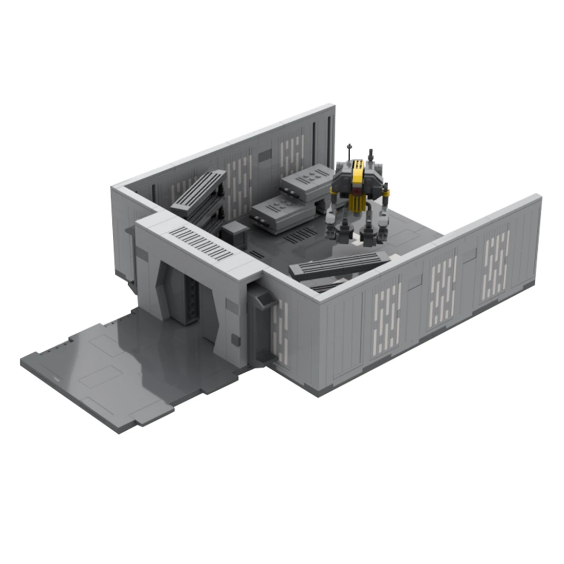 オーディオ機器 その他 Authorized MOC-96789 919pcs Building Blocks MOC Sci-Fi Space Wars Modular  Cargo Bay Model - Licensed Designed By Brick_boss_pdf