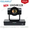 FEELWORLD UHD4K12X 4K PTZ Camera USB POE 12X Optical Zoom AI Auto Tracking Multiple Video Outputs Up to 255 Preset Positions 1