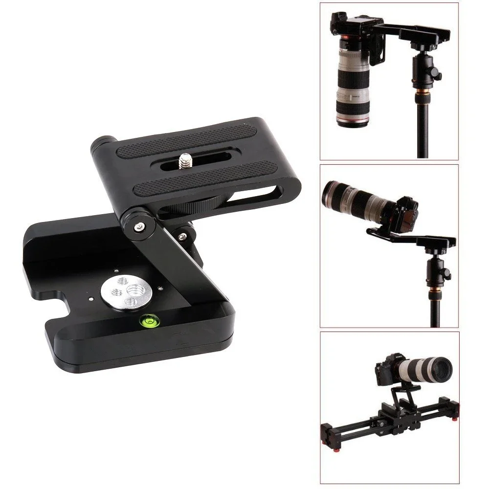 Z Type Tripod Heads Solution Photography Studio Camera Tripod Z Pan & Tilt Flex Tilt Head Aluminum Alloy For Nikon Canon Camera