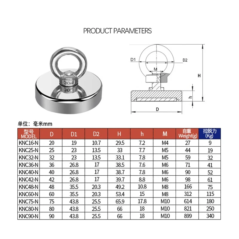 Neodymium Magnets Super Magnet Strong Super Powerful Neodymium Magnets N52 Iman Ima Magnetic Fishing Magneat Magnetti Neomidium Imans Search Hook