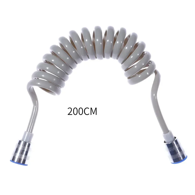 1.5m/2m Telephone line Shower Hose PU Bathroom Spring Flexible for Water Plumbing Toilet Bidet Sprayer Bathroom Accessories