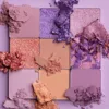 9 Colors Eyeshadow Tray Longlasting High-Shimmer Pearly Eye Makeup Matte Glitter Mystery Purple High Pigment Eyeshadow Palette 3