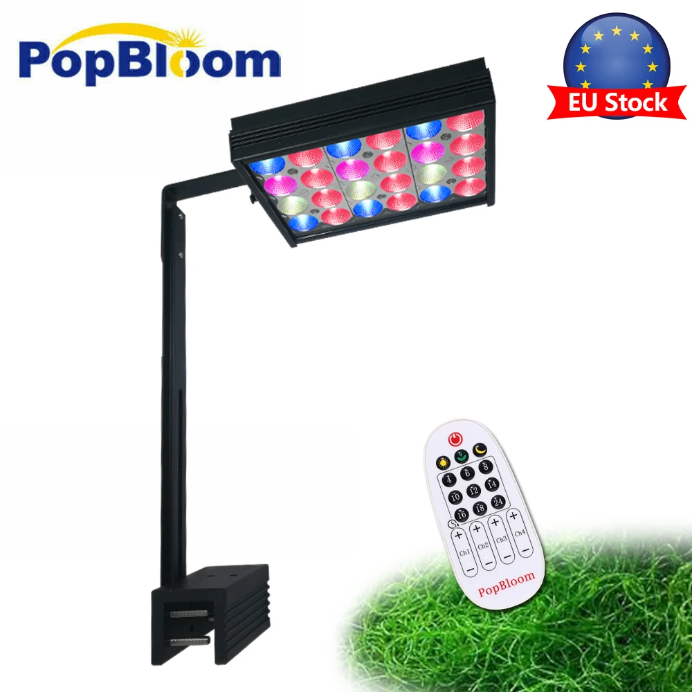 

PopBloom-LED Aquarium Light, Освещение для растений, Refugium Lamp для фильтра морских водорослей, Refugium Algae, Морской аквариум, 16G, 30W