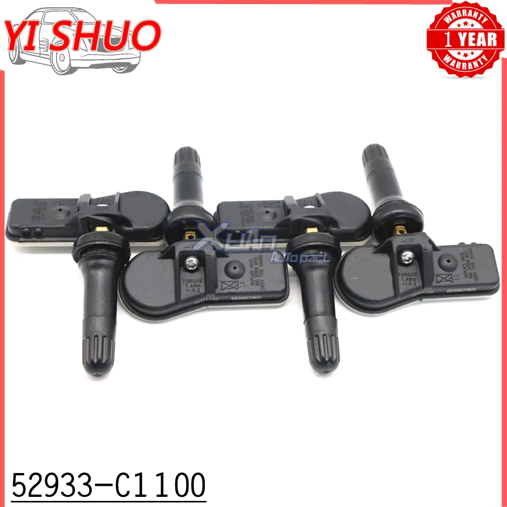 

Система мониторинга давления в шинах 52933-C1100 для Hyundai ix35 i20 Sonata Tucson 2014-2021 433 МГц