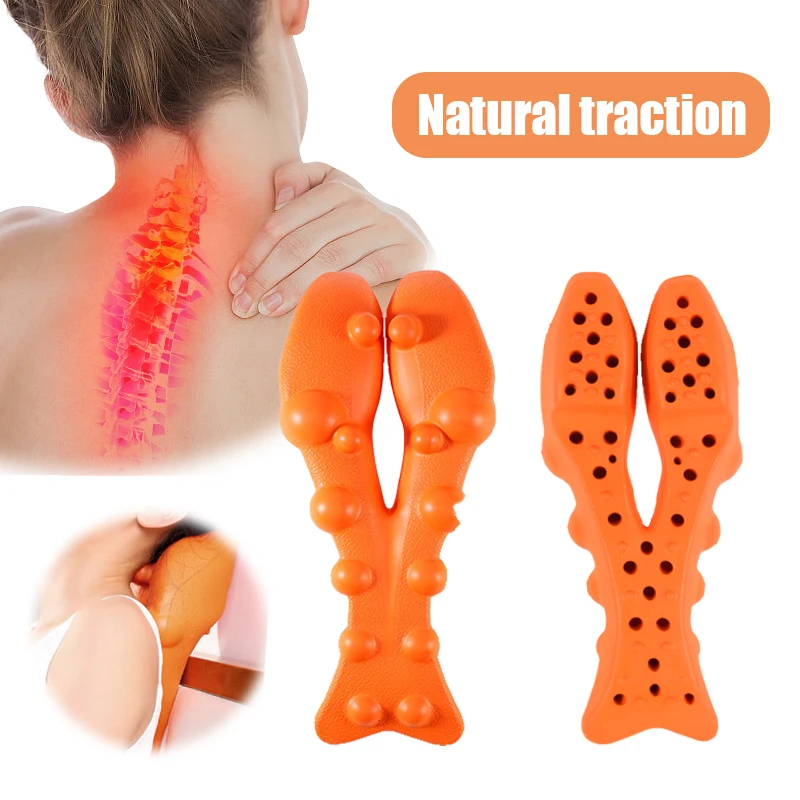 

Cervical Neck Shoulder Stretcher Massage Pillow Traction Device Muscle Relaxation Relieve Pain Cervical Spine Correction