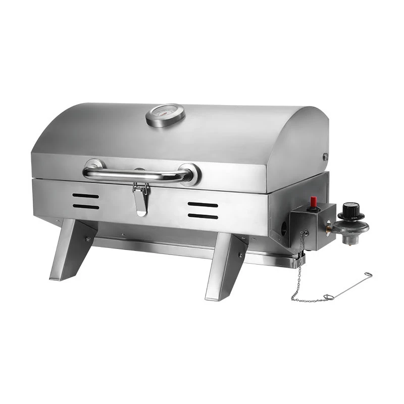 Gas Grill Outdoors BBQ Stove with Lid Backyard BBQ Party Grills LPG Heating Gas BBQ Grill SH-01-007 5
