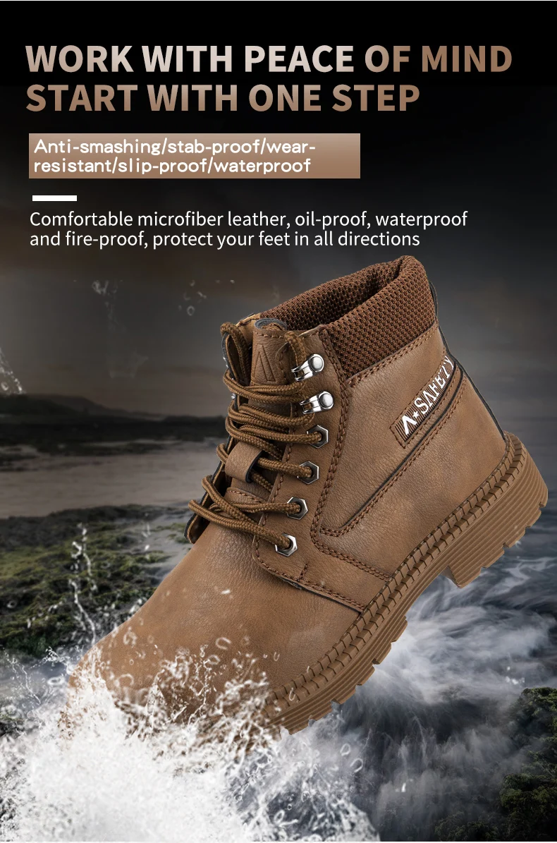 Unisex-Sicherheitsschuhe, Stahlkappe, Turnschuhe, pannensicher, bruchsicher, unzerstörbare Schuhe, Bauarbeitsschuhe, rutschfeste Turnschuhe – Detail 3