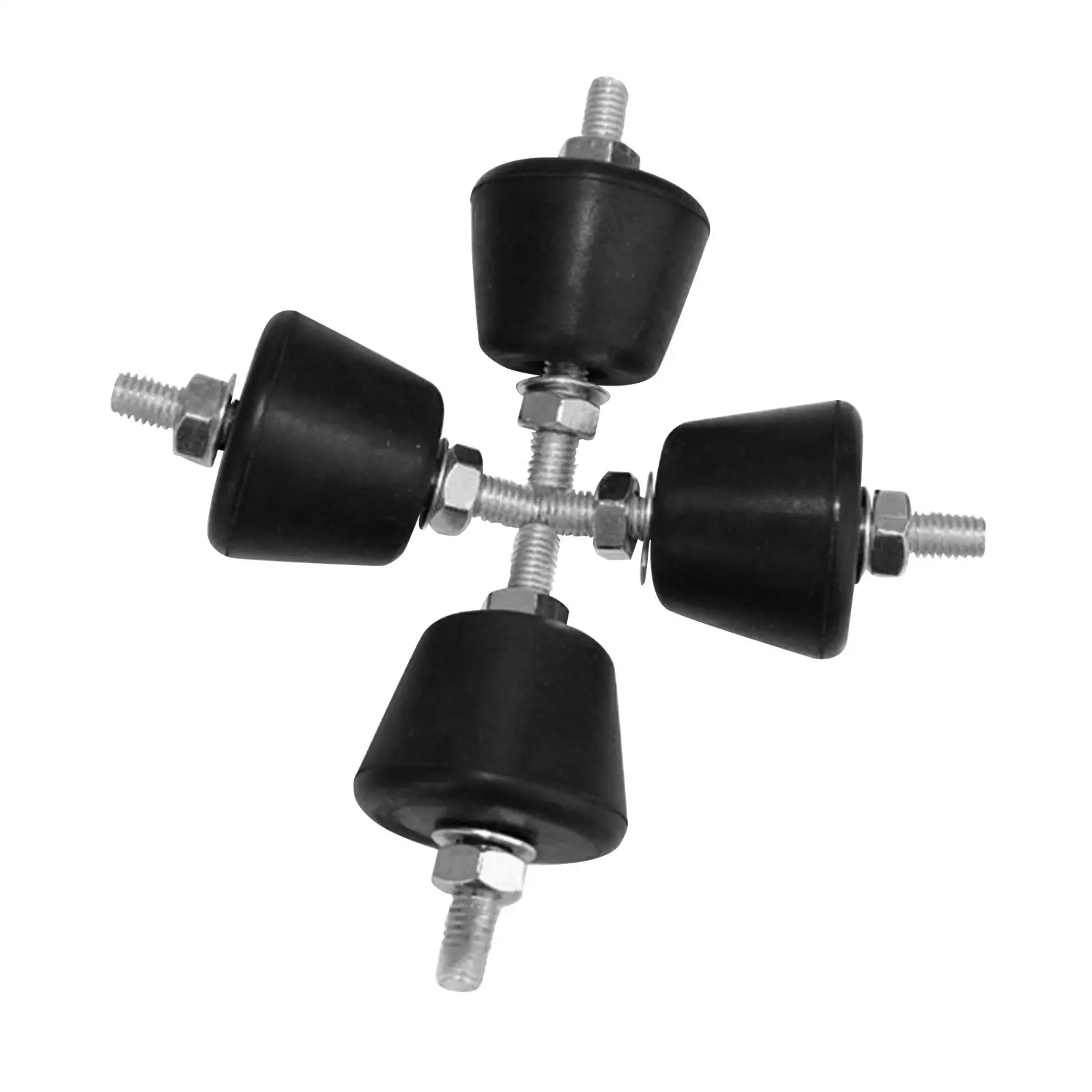 

4Pcs Air Conditioner Shock Pad Vibration Isolator easily Installation Vibration Rubber Isolator for Air Conditioner Outdoor Unit