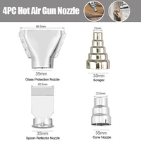 4PCS/lot Heat Gun Nozzles Electric Kit Accessories DIY Industrial Hot Air Gun Tools Shrink Wrap 2