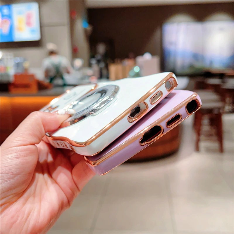 Rotatable Magnetic Kickstand Shockproof Phone Case - Anti-Drop Protection Cover