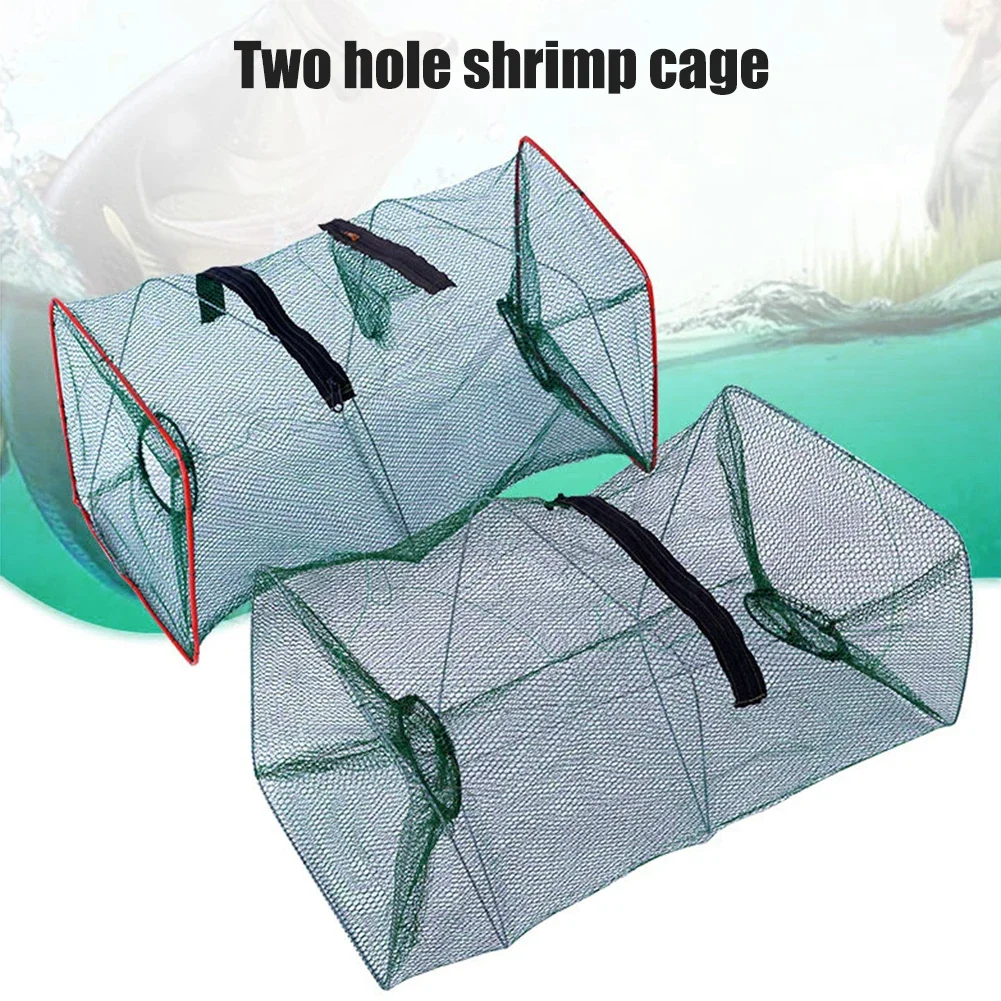Description Picture 5 of itemFolding Fishing Net Fish Shrimp Crab Mesh Cage Cast Network Foldable Outdoor Fishing Net Trap Cage Outdoor Fish Tackle