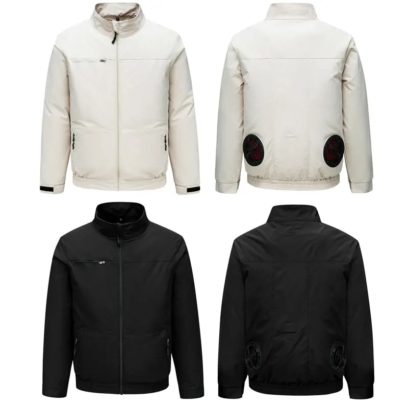 Hot Weather Worker Fan Clothes Men Air Conditioning Clothes Women Fan Jacket Body Cooling Clothes Fan Work Clothes Cooling Vest 6