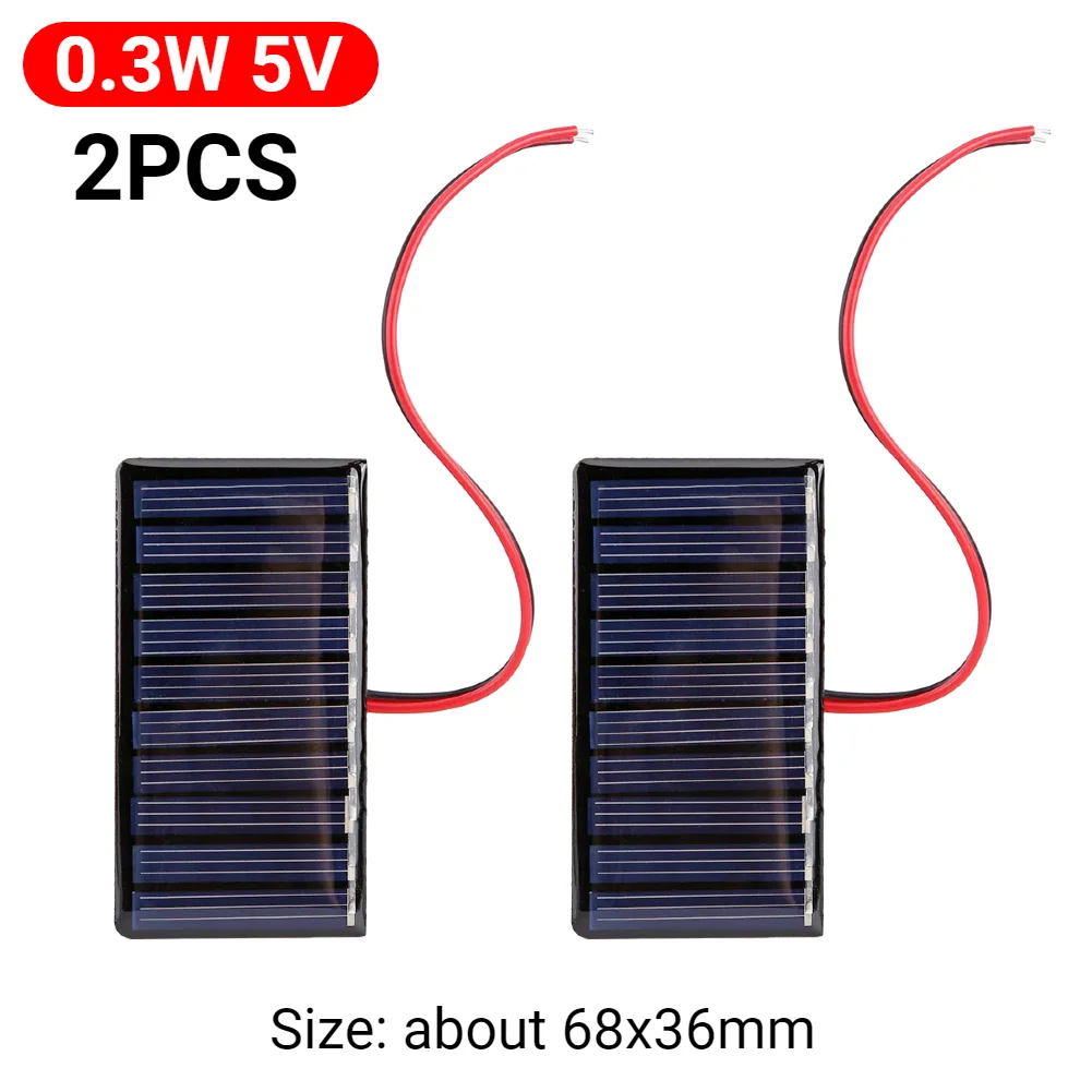 ตัวเลือกสินค้า แผงโซลาร์เซลล์ขนาดเล็ก 5W 12V สำหรับ DIY