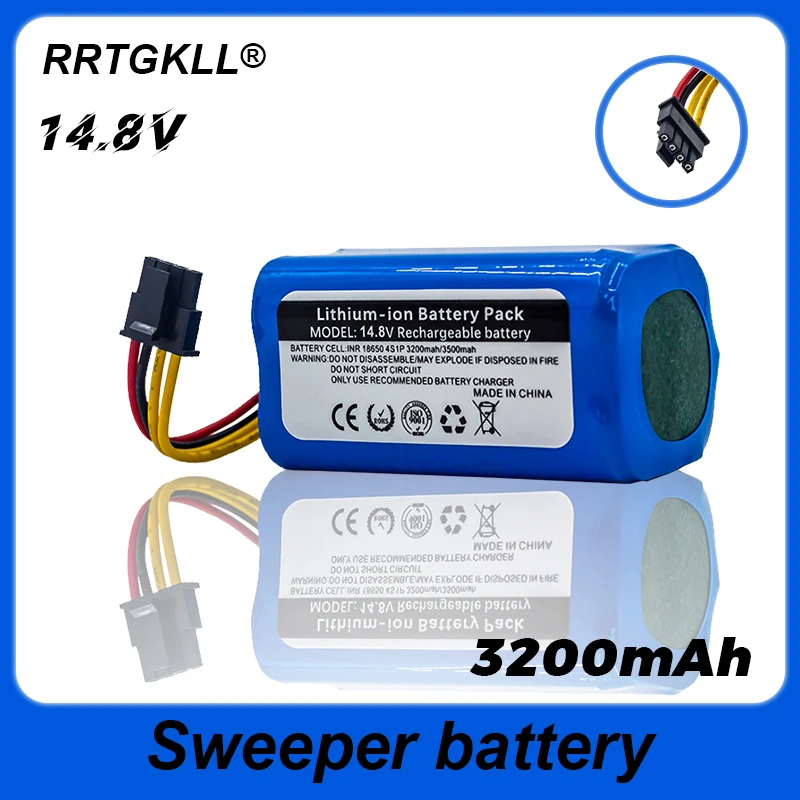 14.8v 3200mah Battery for LIFERO RX9 360 S5 S7pro T90 Robot Vacuum Cleaner Battery 14.8V 3200mAh