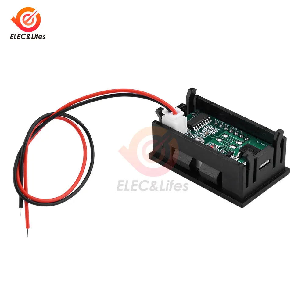 Car Lead acid Battery Charge Level Indicator 12V 24V 36V 48V 60V 72V Lithium Battery Capacity Meter Tester LED Display Voltmeter 6