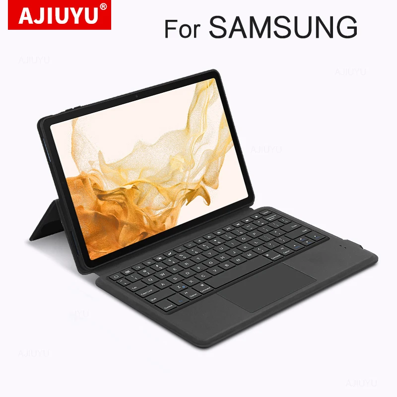 

Чехол для Samsung Galaxy Tab S8 11 "SM-X700 X706 S7 SM-T870 T875, Защитные чехлы для планшета с Bluetooth, клавиатурой и сенсорной панелью