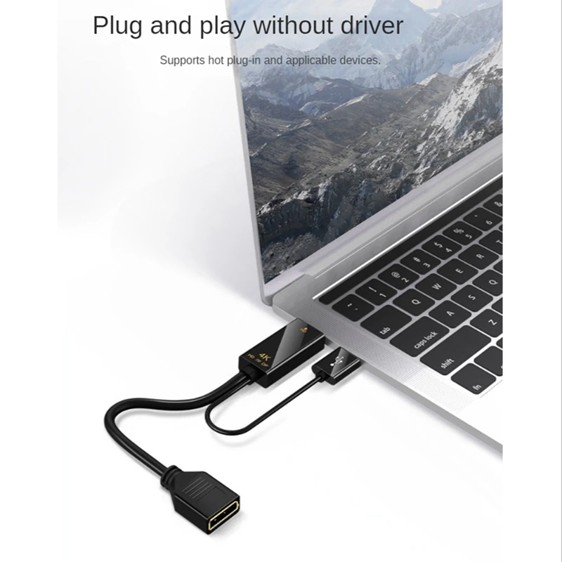 HDMI ȣȯ -÷ Ʈ -ȯ ̺, 4K @ 60Hz HDMI-DP ȯ  ̺ ȣȯ 