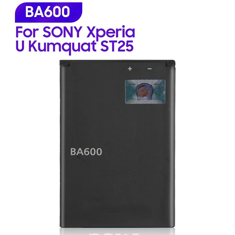 

Replacement Battery BA600 For Sony ST25i ST25C Xperia U Kumquat Rechargeable Phone Battery 1290mAh