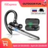 New Bee M53 Wireless Headset Bluetooth Driving Headphone with Dual-Mic Noise Cancelling Handsfree Single Earpiece Earphones 1