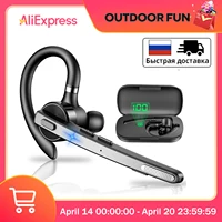 New Bee M53 Wireless Headset Bluetooth Driving Headphone with Dual-Mic Noise Cancelling Handsfree Single Earpiece Earphones 1