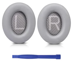 Premium Memory Foam Replacement Earpads with Crowbar Tool - High-Quality Ear Cushions for Ultimate Comfort (GRAY)