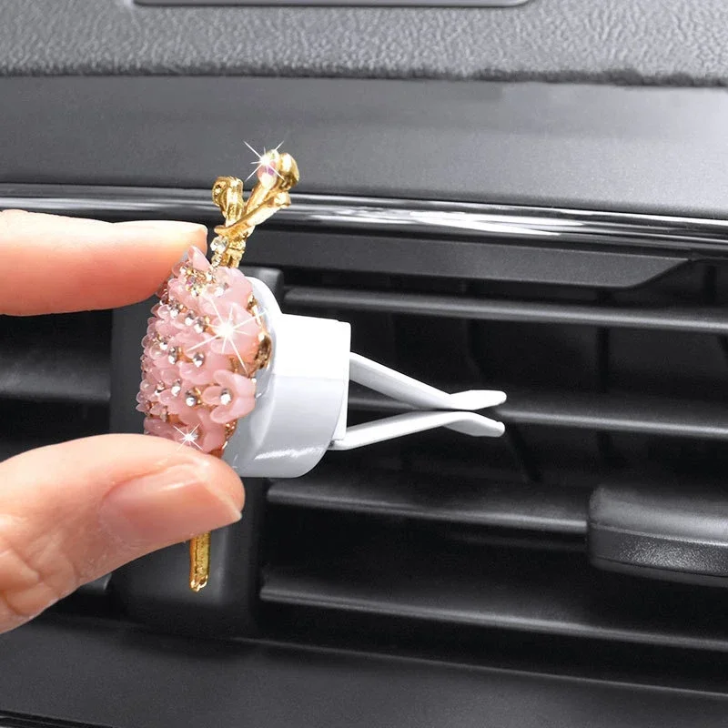 Car Fragrance Perfume Clip Diffuser Ballet Girl Car Air Freshener Auto Vent Scent Parfum Diffuser Diffuseur Voiture Purifier