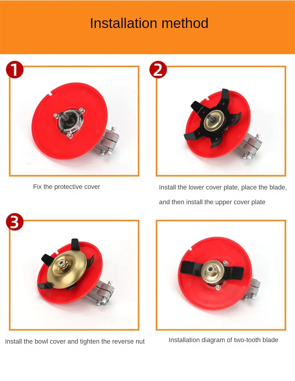 Description Picture 5 of itemMulti-functional Grass Trimmer Amphibious Weeding Disc Power Lawn Mower Hedge Grass Brush Cutter Weeding Machine Garden Tool