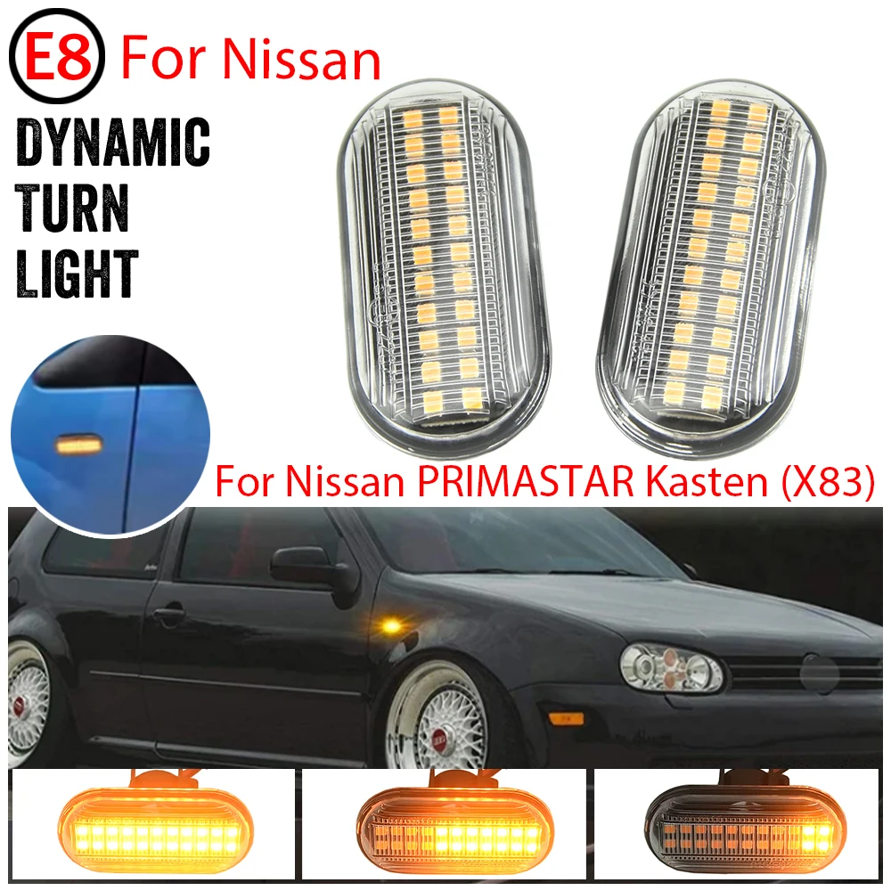 Led Dinamico Indicatore Laterale Indicatore di Direzione Luce Lampeggiante Sequenziale Emark Per Audi A3 S3 8P A4 S4 RS4 B6 B7 B8 A6 S6 RS6 C5 C7  34