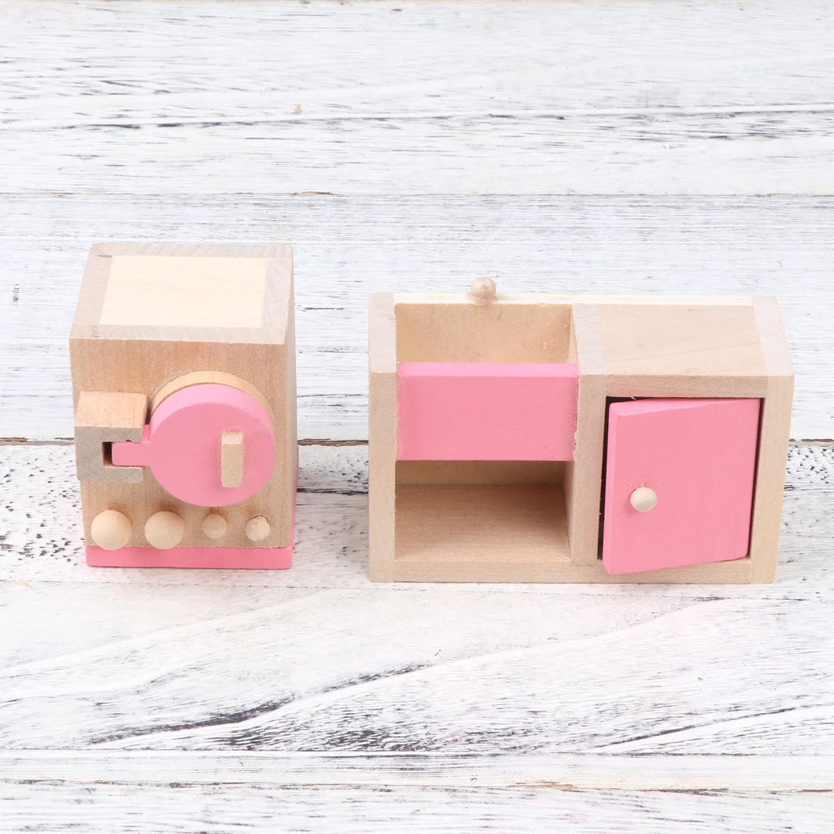 

Creative DIY Furniture Restaurant Model Super Simulation Restaurant for Decoration Kids Children Without Dolls