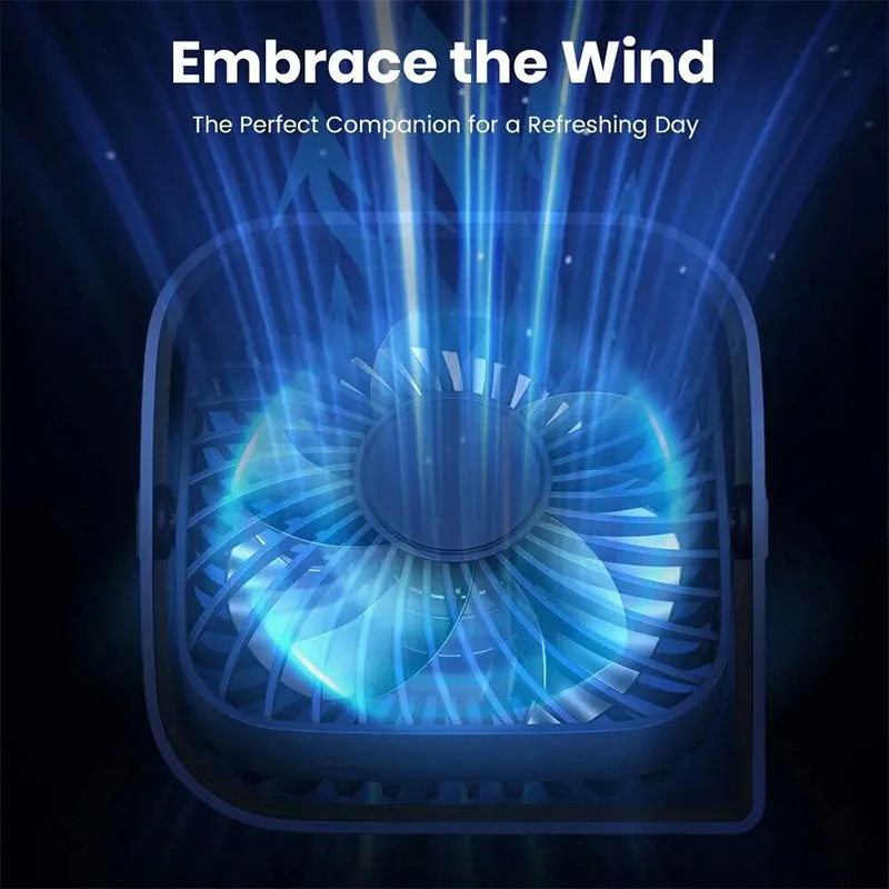 Desktop small fan natural air mini portable usb charging office desk silent handheld fan cooling fan gaming cooling fan