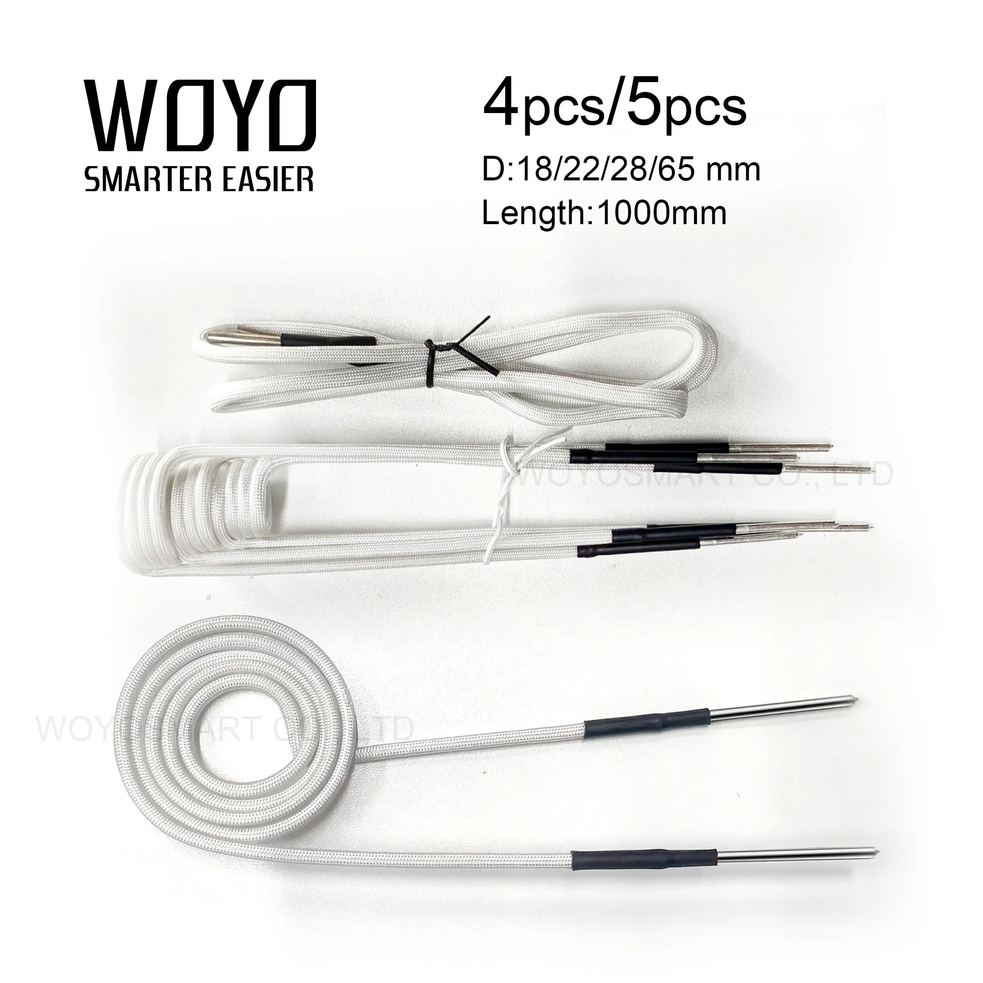 WOYO 4/5 шт. HBR индукционная катушка для индукционного обогревателя, запчасти для инструмента для удаления болтов без пламени, набор аксессуаров