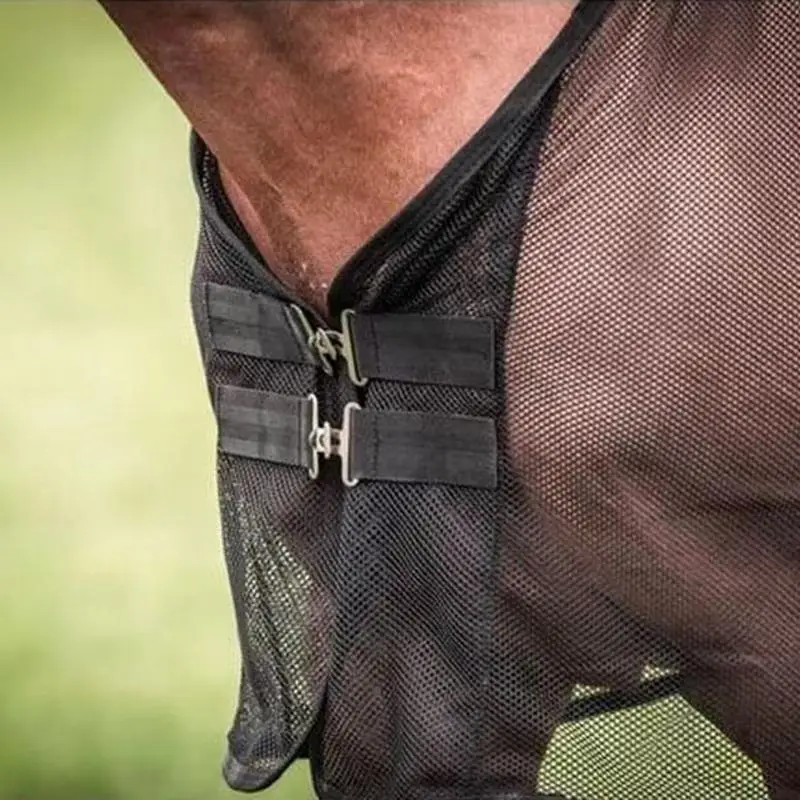 Horse Fly Sheet Reusable Fly Sheet Adjustable Horse Care Sheets UV Protective Horse Fly Sheet Lightweight Breathable Protection 5