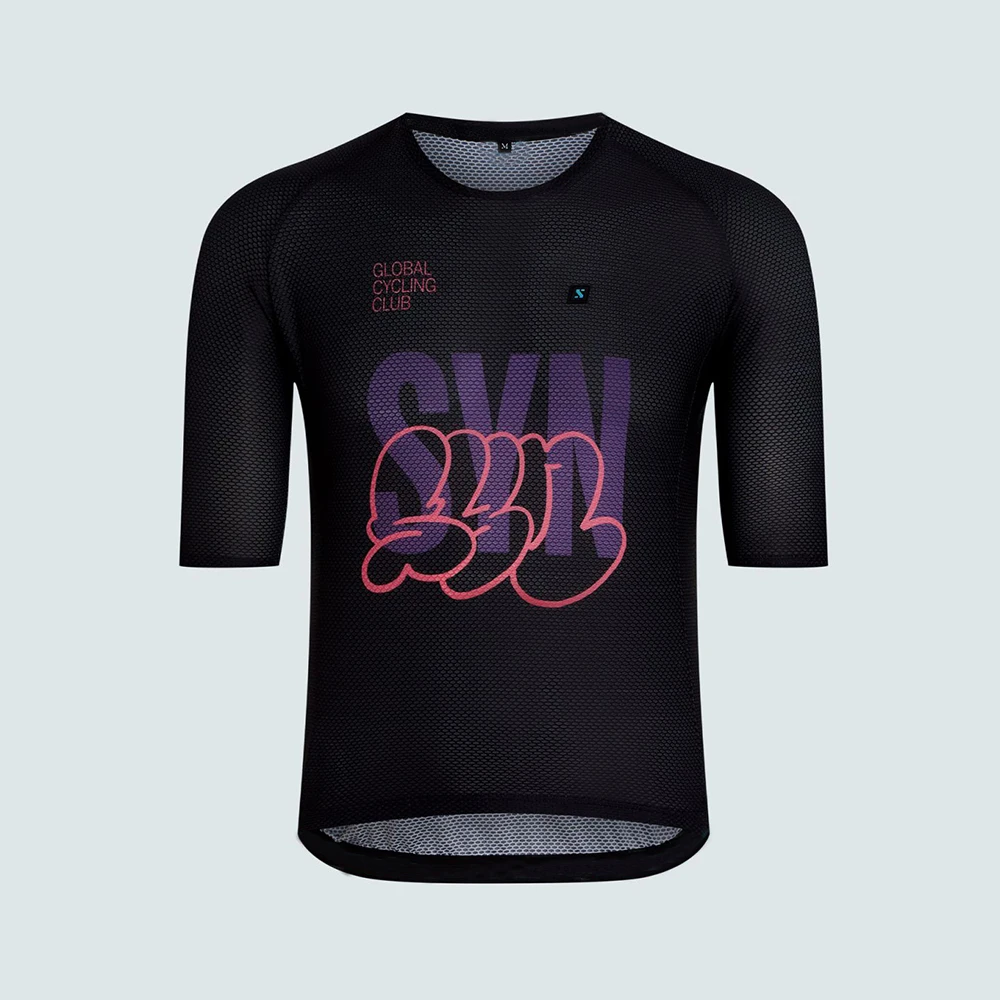 SYN summer Cycling Jersey for Men, MTB Road Bicycle Shirt, Pro Team, Short Sleeve Bike Clothes, High Quality 6
