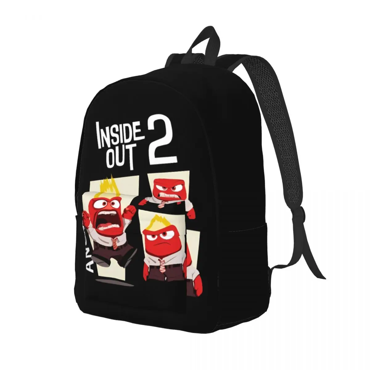 thumbnail image 1 of Mochila de la película Anger Emotion Inside Out 2024 para jardín de infantes, escuela primaria, mochila para niños y niñas, mochila para niños, senderismo, 1 of 4