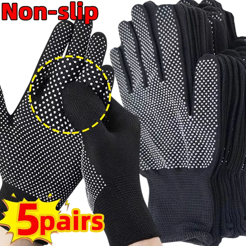 

1/5pair Glue Point Anti-slip Work Gloves for Motorcycle Cycling Sport Men Lightweight Thin Breathable Touchscreen Glove Oudoor