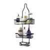 Shower Caddy Over the Head Hanging Shower Caddy with Hooks, Shower Head Caddy with Soap Basket, Hanging Shower Shelves 2