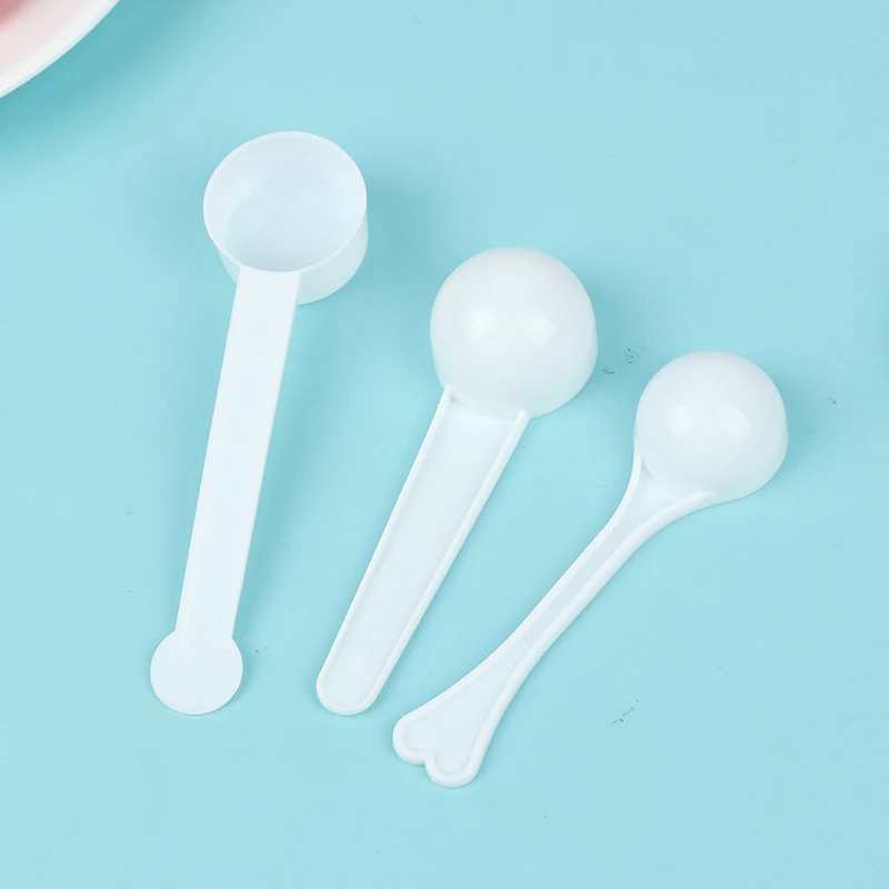 

10Pcs 1g 3g 5g 10g Measuring Plastic Scoop Measuring Spoons Milk Powder Spoons