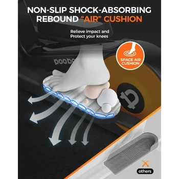 pooboo Elliptical Machine, Elliptical Exercise Machine with 16-Level Resistance&Hyper-Quiet Magnetic Driving System 3