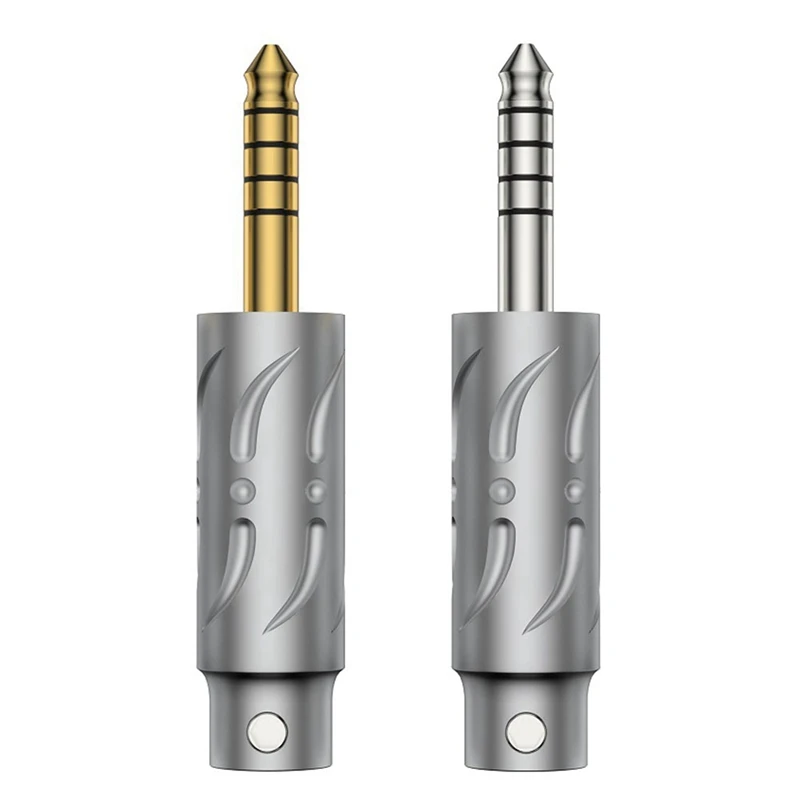 New Headphone Jack 4.4MM Balanced Male Audio Plug HIFI Audio Connector Headset Adapter