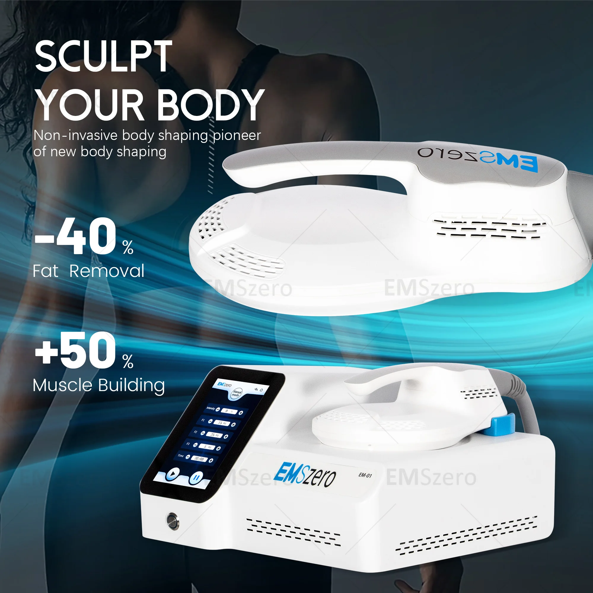 Portable  Neo Ems Body Sculpting Machine Emszero Sculpt Muscle Stimulator Fat Burn Slimming device Spa use 2