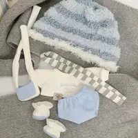 Ensemble de vêtements de poupée en coton Kawaii, mignon, adapté au jouet en peluche en coton de 10cm/20cm, ensemble de vêtements de remplacement 3