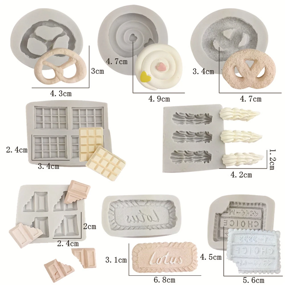 DIY Handmade Biscuit Silicone Mold, Non-Stick Cartoon Ice Cream Chocolate Candy Mould, ... - SKU DHSM2103 - UGI Packaging