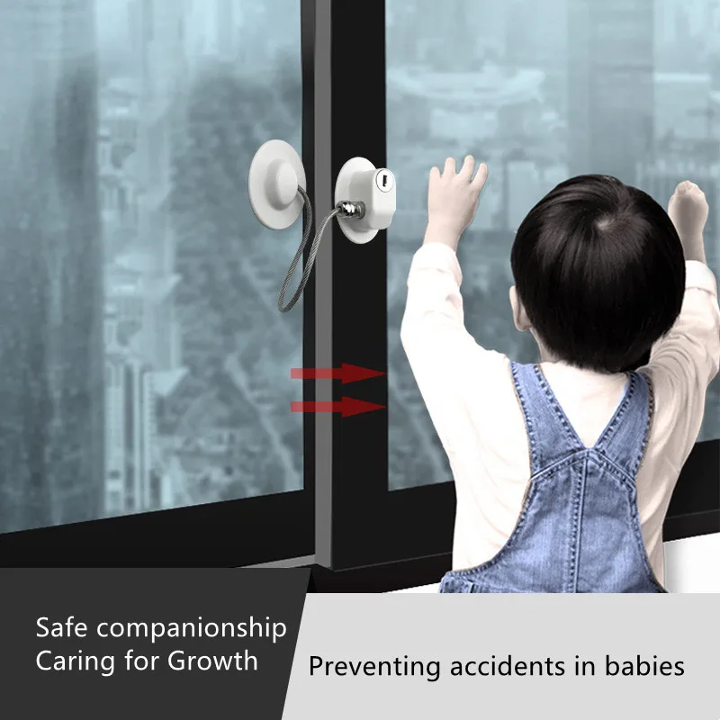 Child Safety lock Children's window refrigerator limiter to prevent children from falling Window lock Baby safety protector child lock safety lock