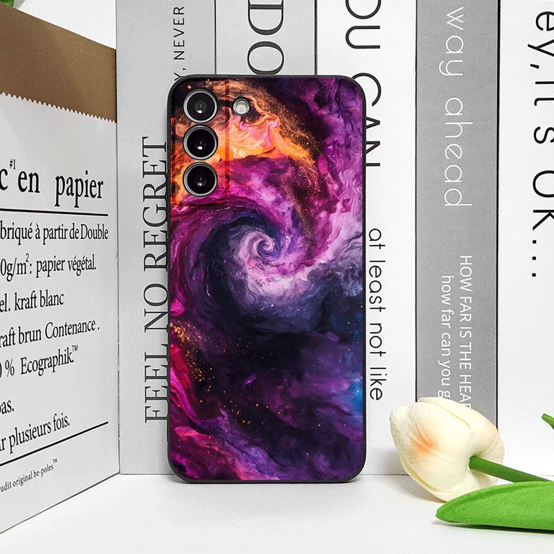 Galaxy Pattern Phone Case - Mysterious Space Universe Design
