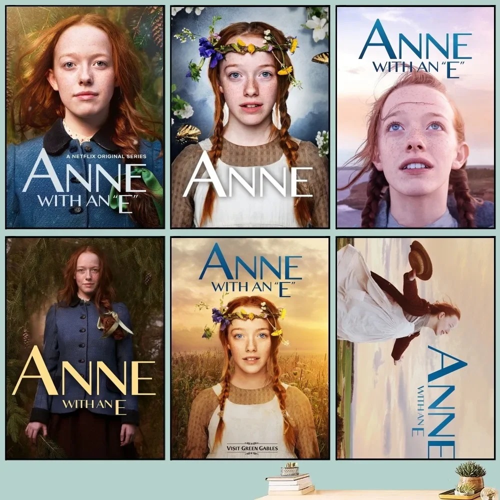 Anne With An E Poster Fai Da Te Vintage Movie Poster Wall Art Painting Study Stickers Big Szie Wall Painting