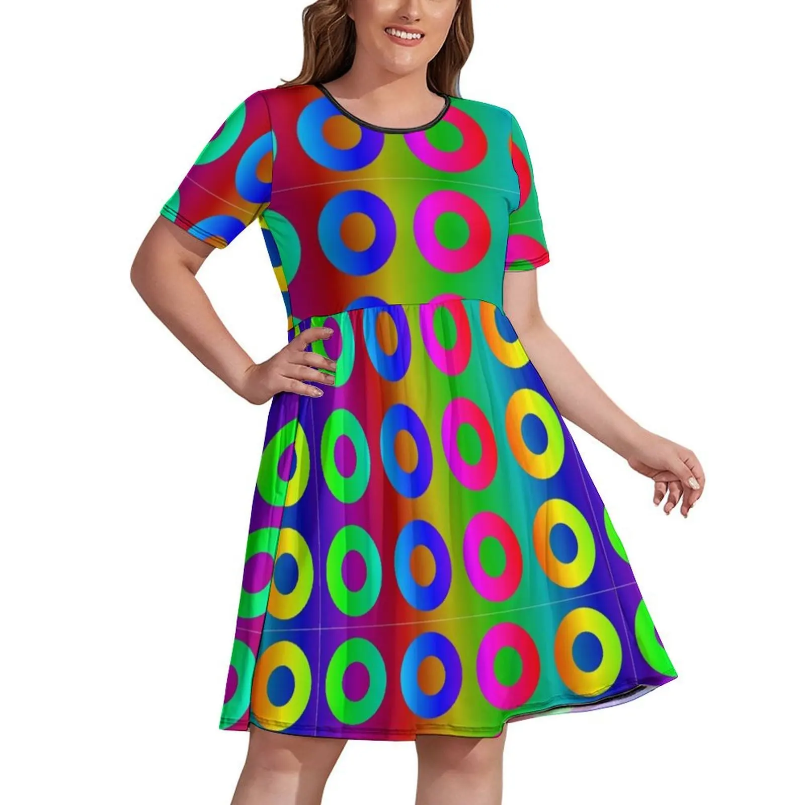 

Donuts - rainbow Dress african dresses for woman ladies dresses for special occasions dresses for women 2024