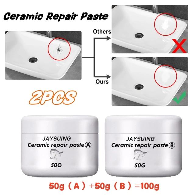 100g/30g Ceramic Repair Paste Quick Dry White Porcelain Crack Chip