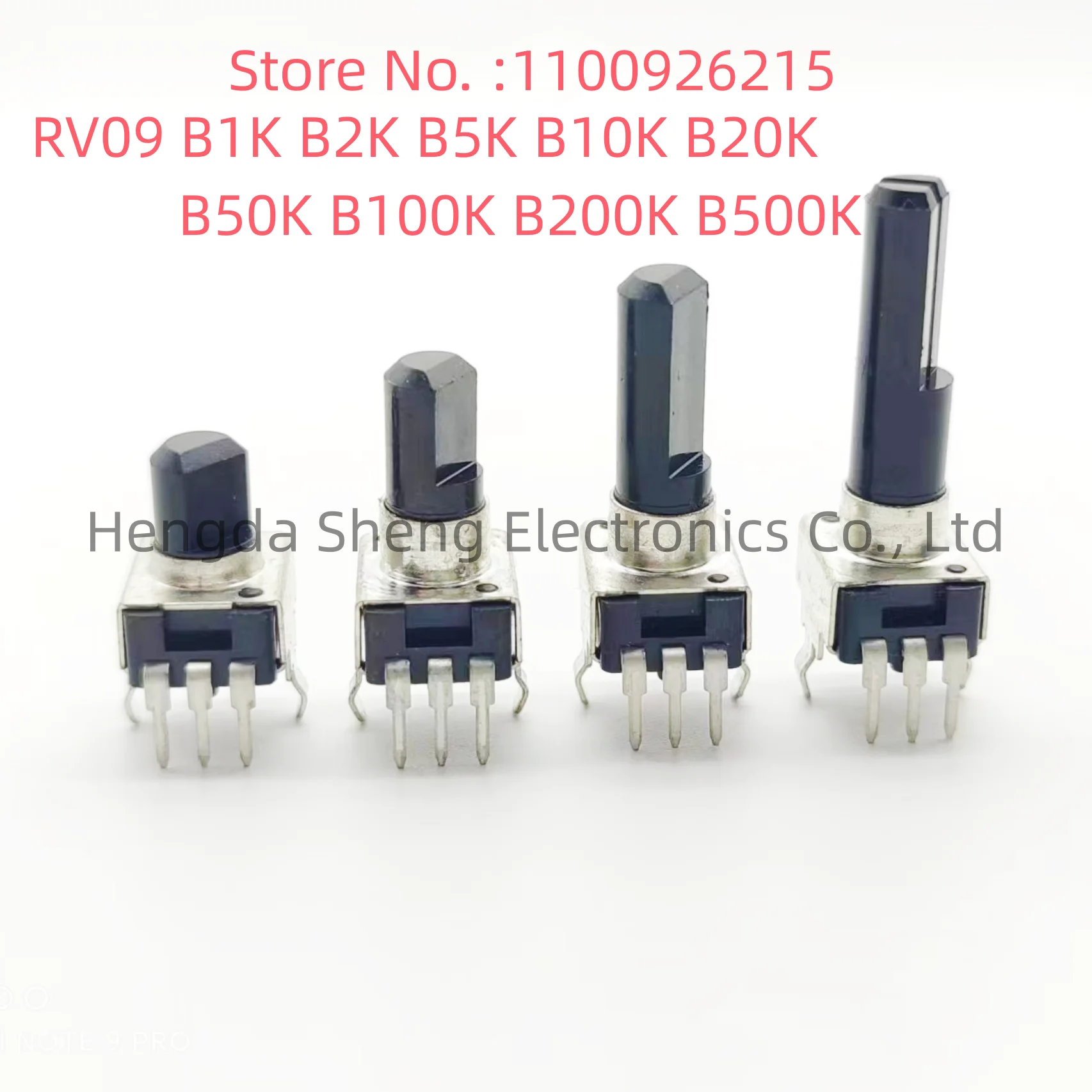 Potenci-metro-vertical-RV09-B1K-B2K-B5K-B10K-B20K-B50K-B100K-B200K ...